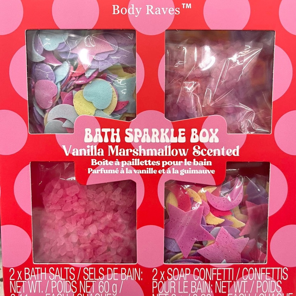 Bath Sparkle Box - Vanilla Marshmallow Scented